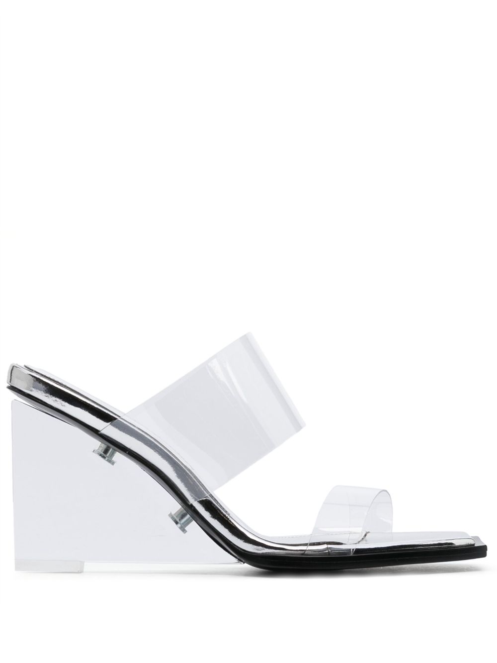 Shard transparent mules - Neutrals