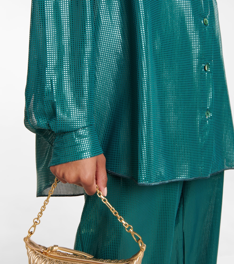 Exclusive to Mytheresa - Lamé shirt