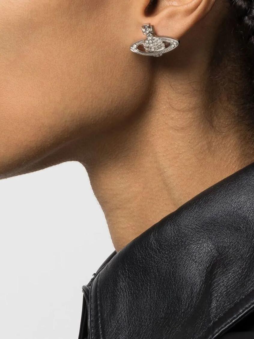 Silver Mini Bas Relief Earrings