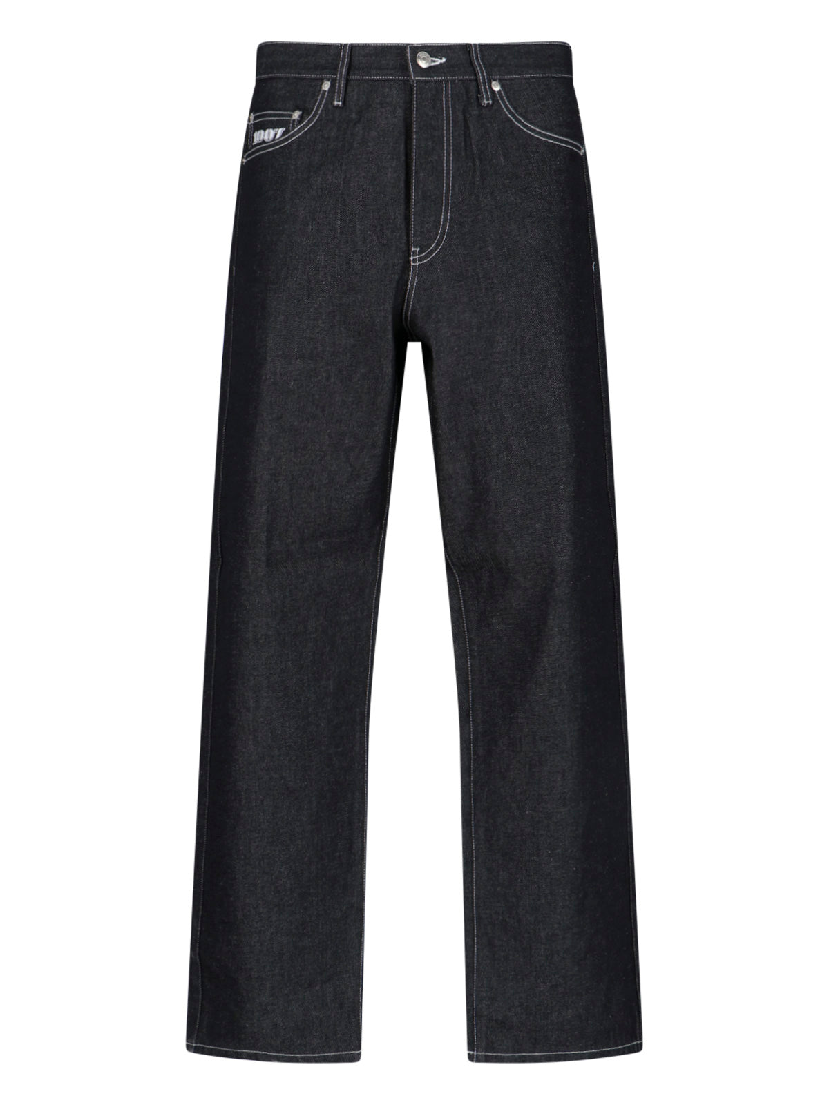 Relaxed Fit 100% Cotton Jeans for Men