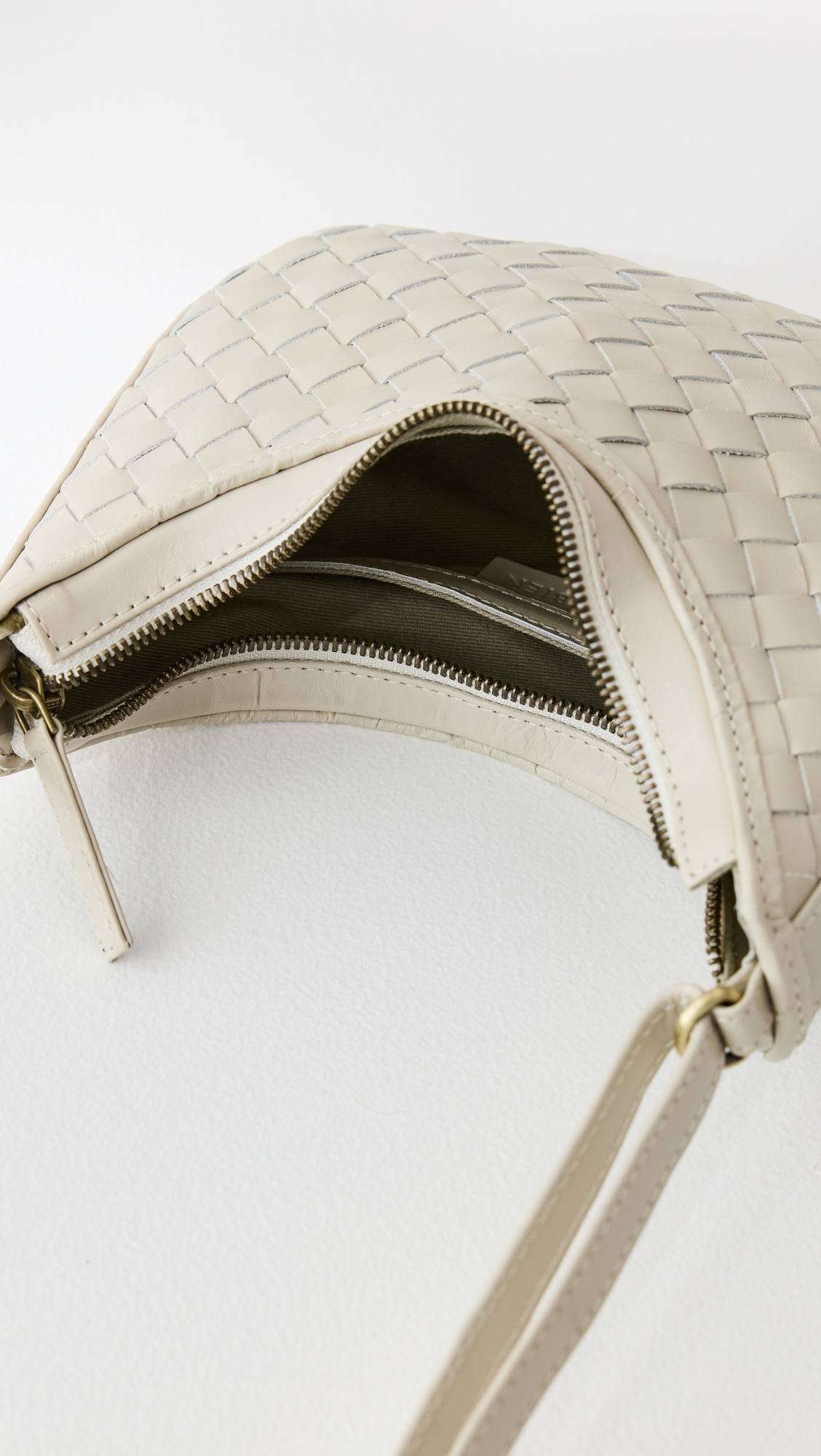 Mini Sling Carr Weave Cream Bag Cream One Size