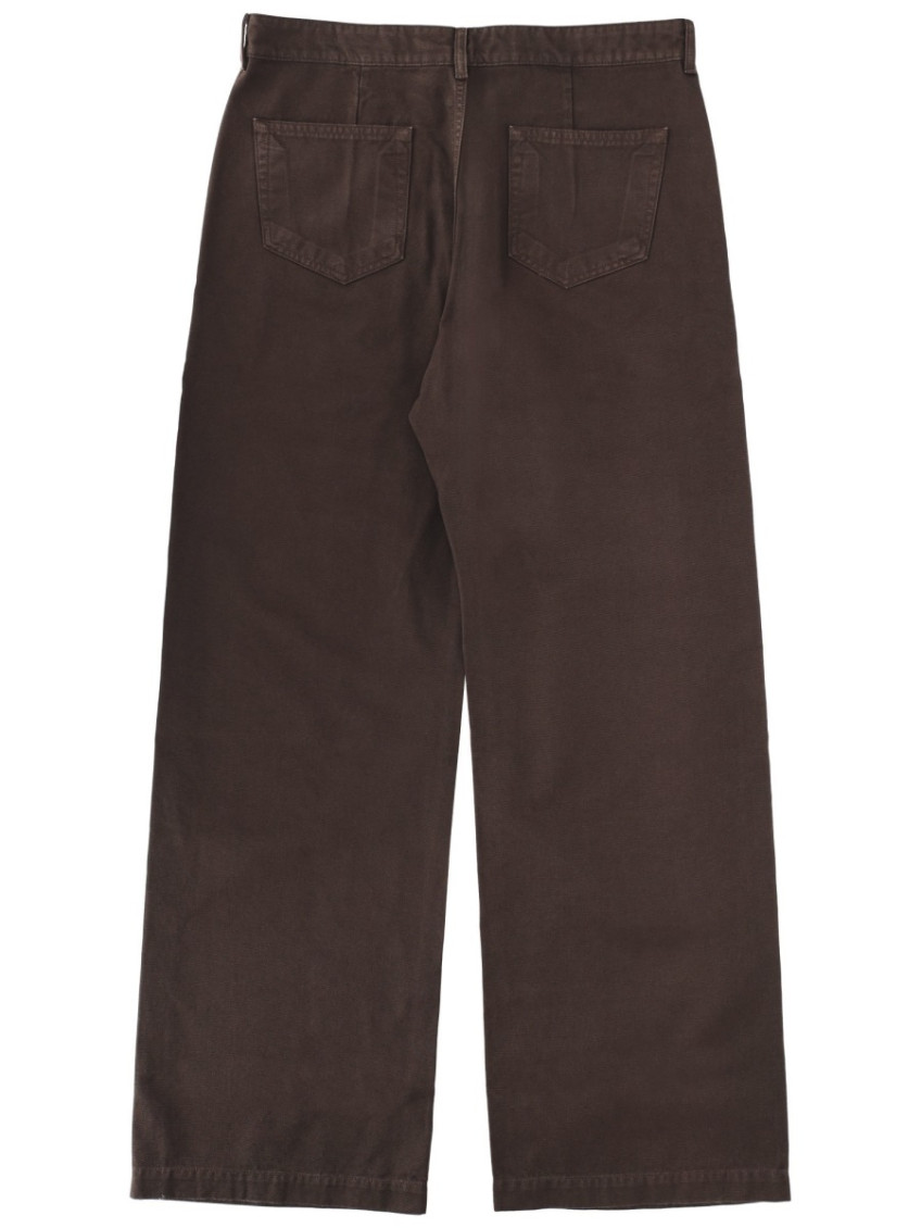 Brown Mid Rise Jeans