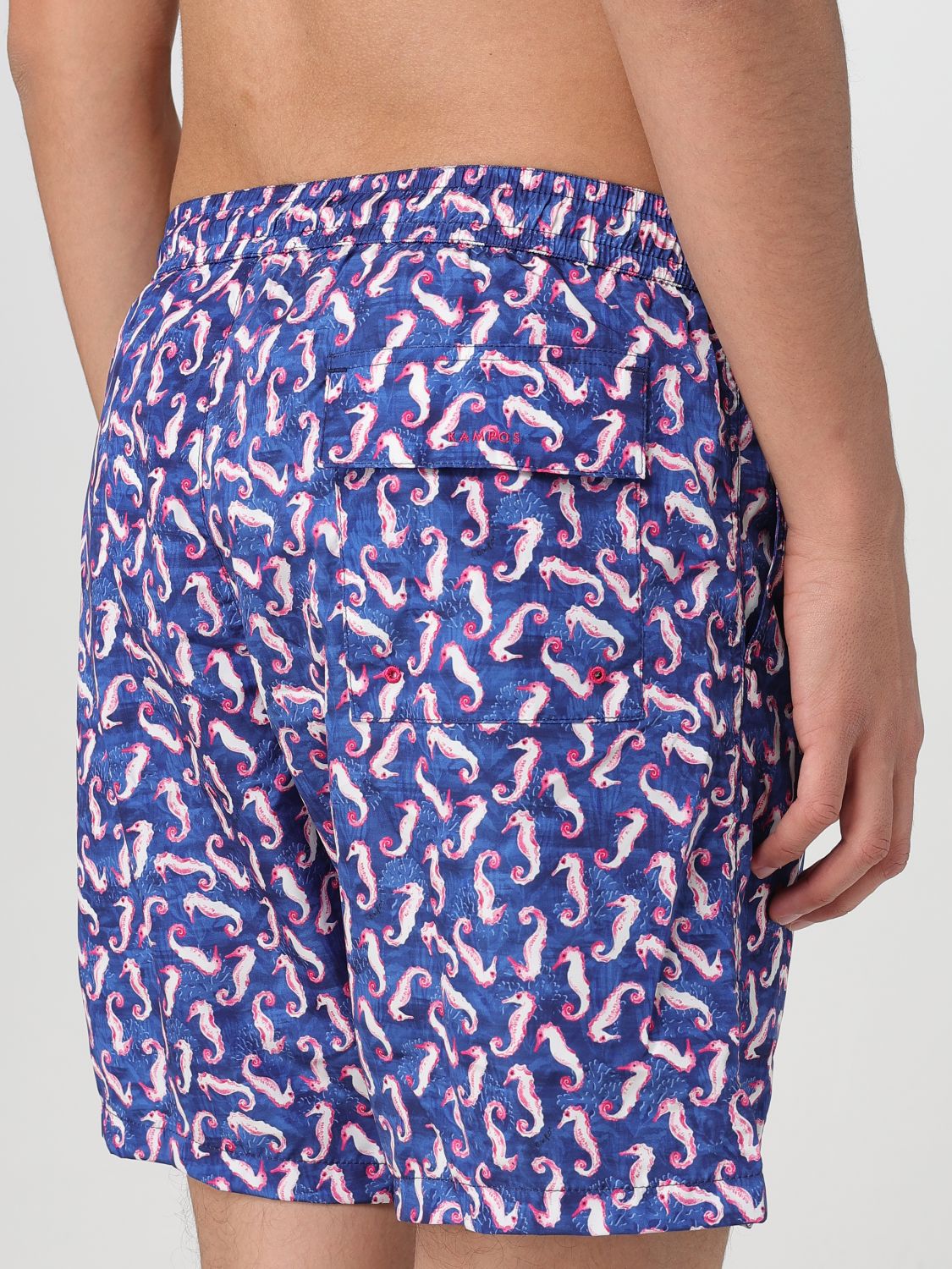 Swimsuit Men color Navy