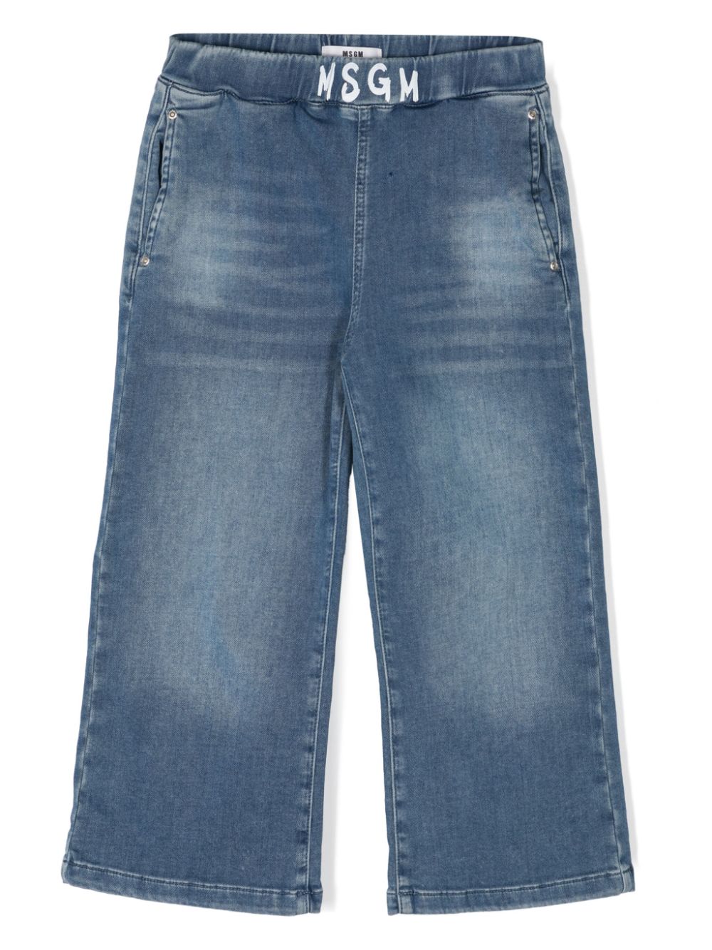 Logo-print jeans - Blue