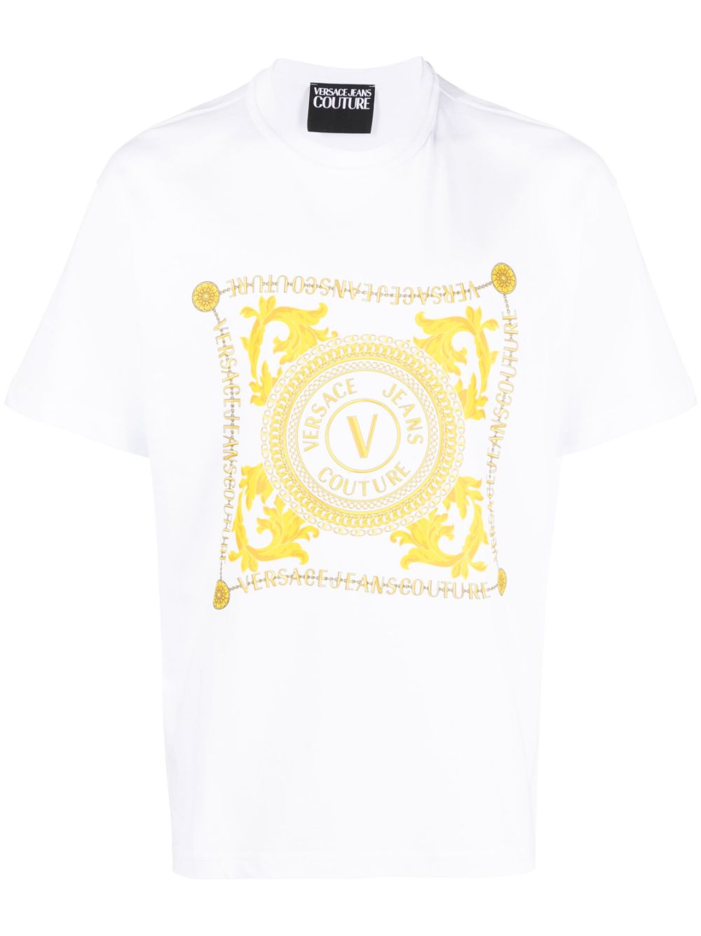 Logo-print cotton T-shirt - White