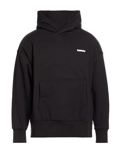 Man Sweatshirt Black Size L Cotton, Polyester