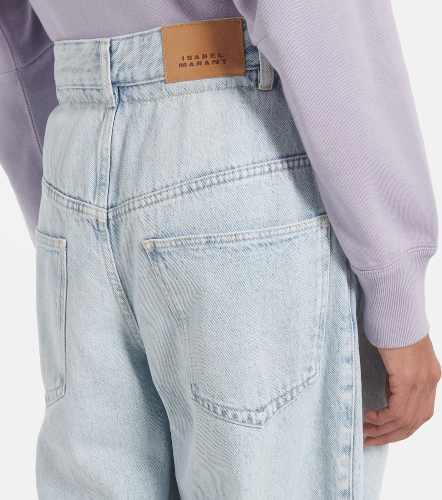 Rachelle mid-rise wide-leg jeans