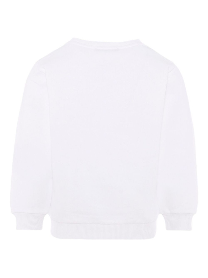 Boys White Logo Sweatshirt