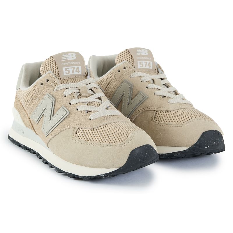 New Balance Womens 574 Trainers - Natural Suede