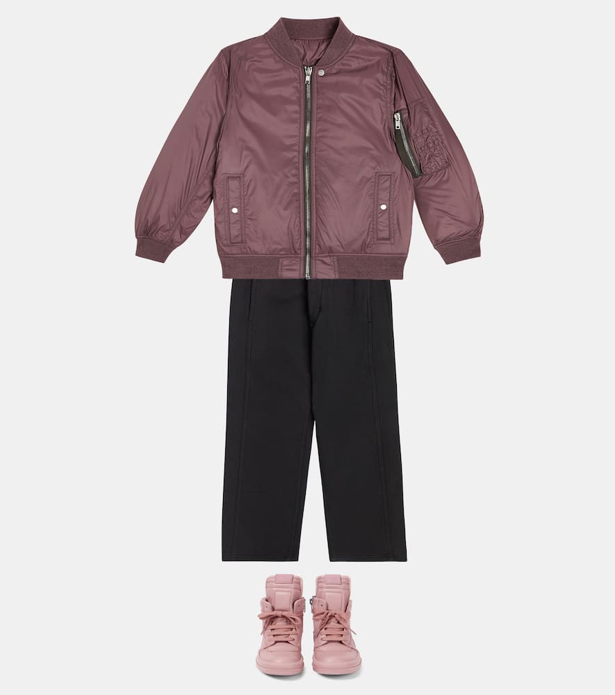Rick Owens Kids Cotton jersey sweatpants