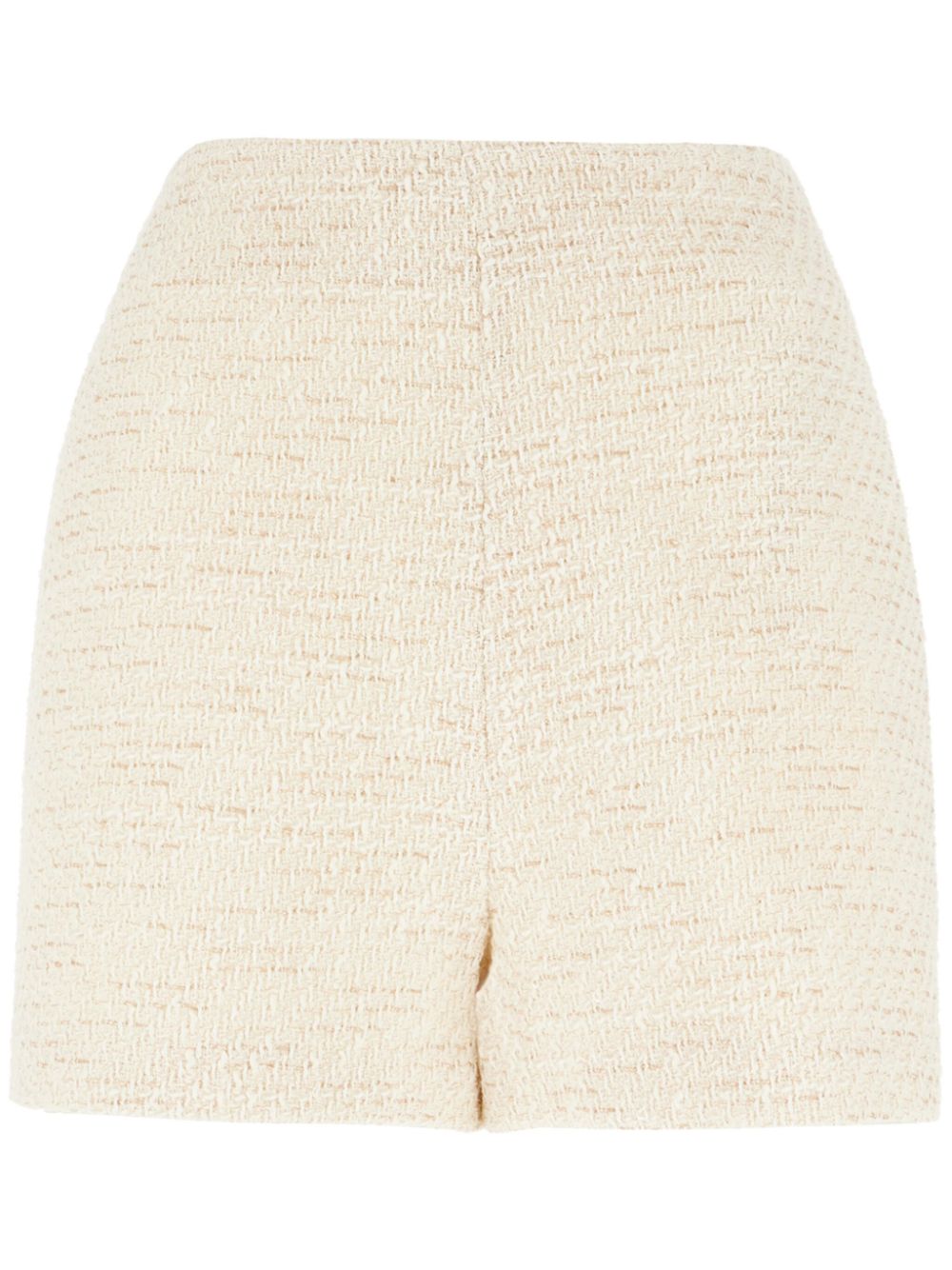 Bouclé shorts - Neutrals