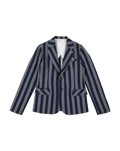Kid Boy Blazer Navy Size 10 Linen, Cotton, Polyester