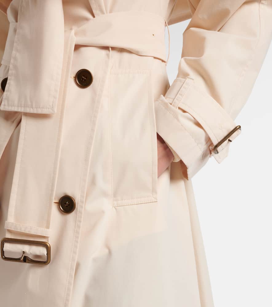 Belted trench coat