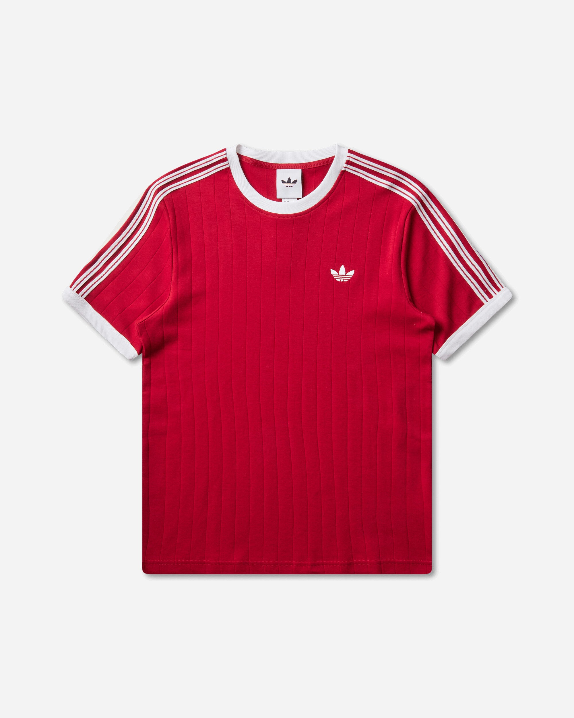 Men s Drop Needle 3-Stripes T-Shirt Team Victory Red