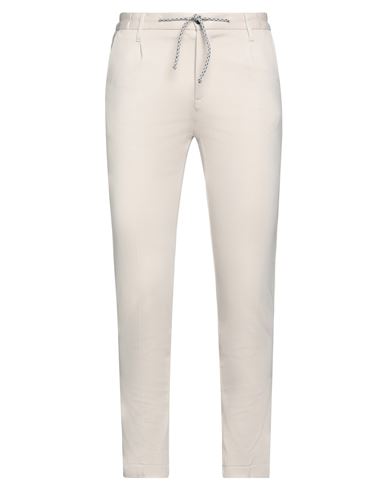 Man Pants Ivory Size 36 Viscose, Polyamide, Elastane