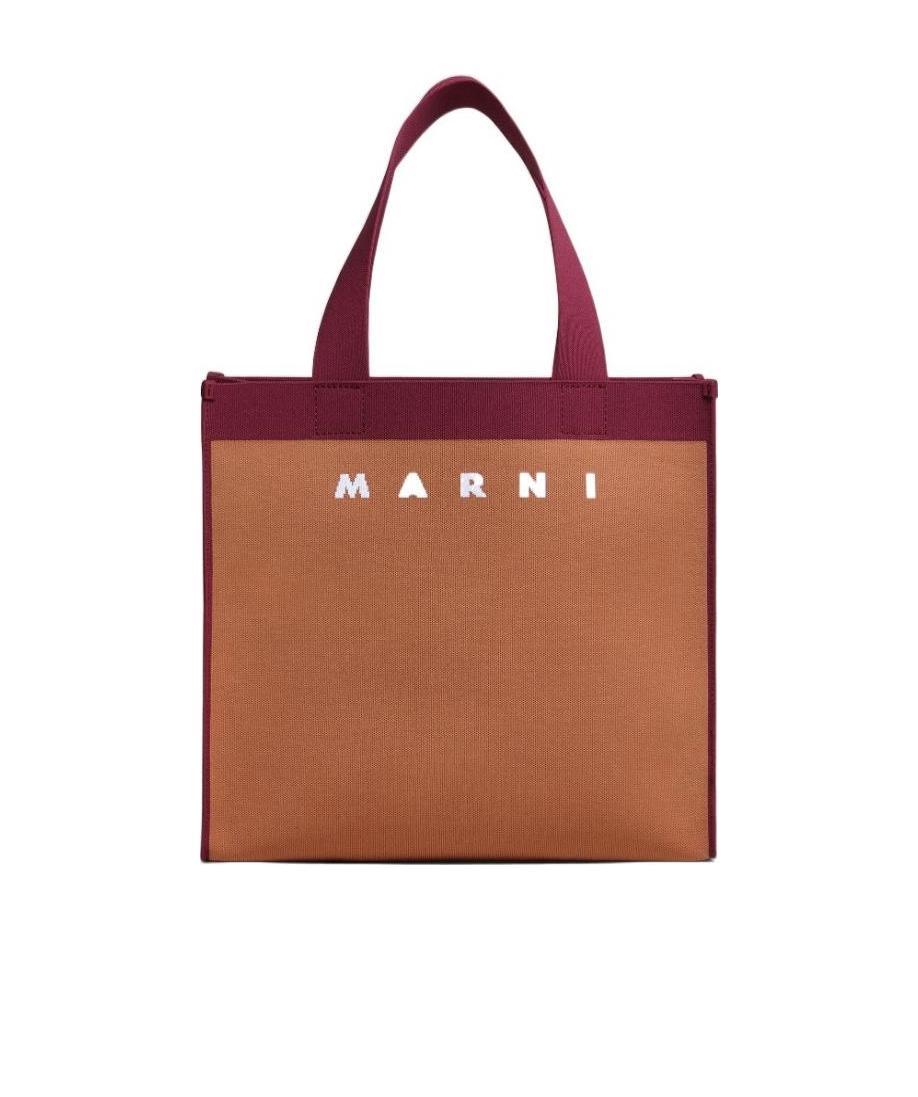 Logo print tote bag