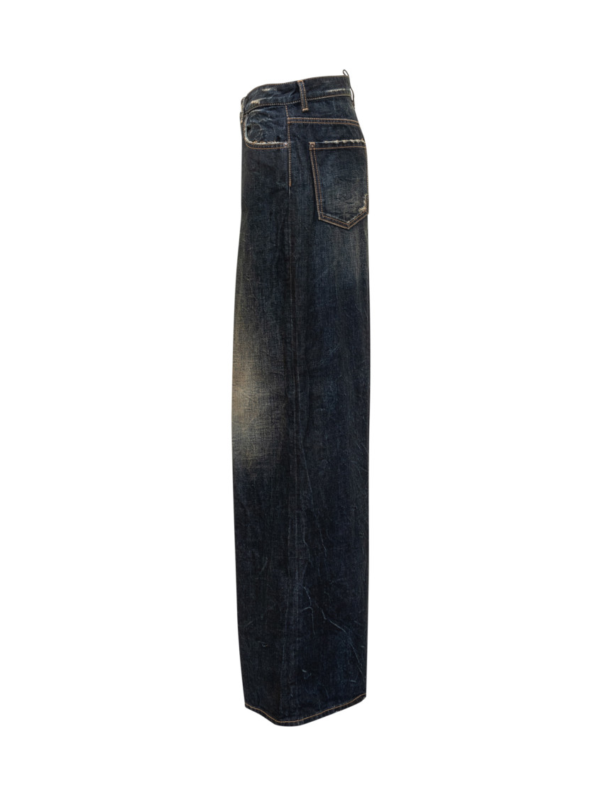 Dsquared2 - wide-leg five-pocket traveller jean
