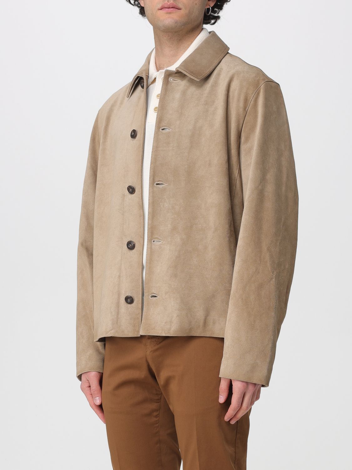 Jacket Men color Beige