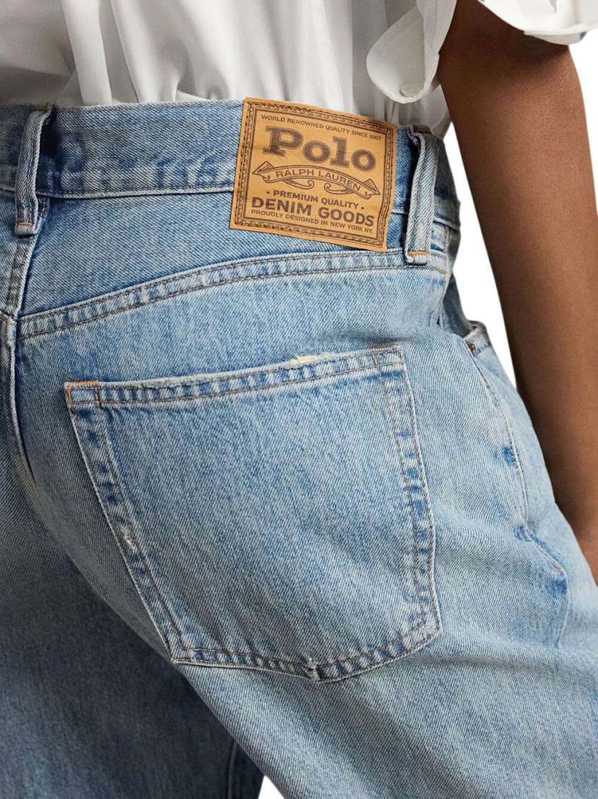 Light Blue Relaxed High Rise Jeans