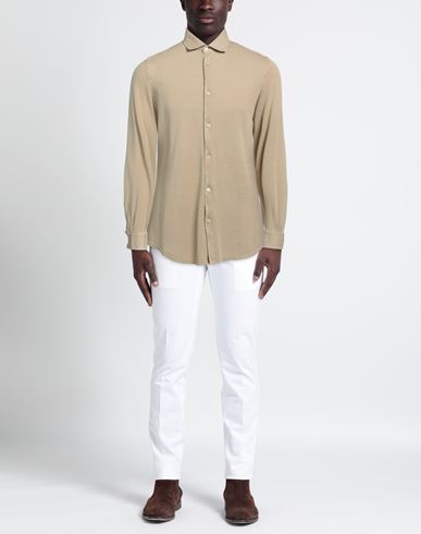 M. bardelli Man Shirt Beige Size S Cotton
