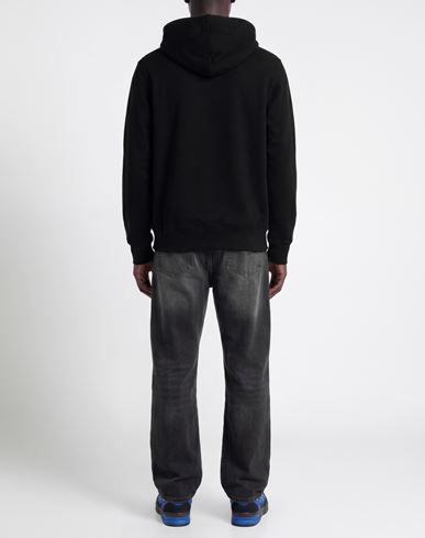 Man Sweatshirt Black Size XL Cotton
