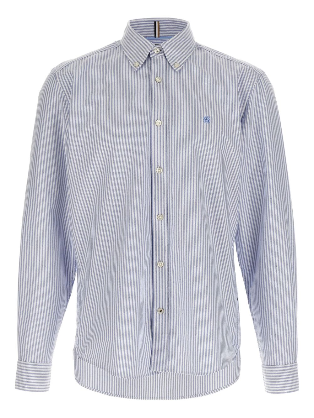 Striped button-down shirt - Blue
