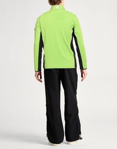 Man Sweatshirt Lime green Size XS Polyester, Elastane