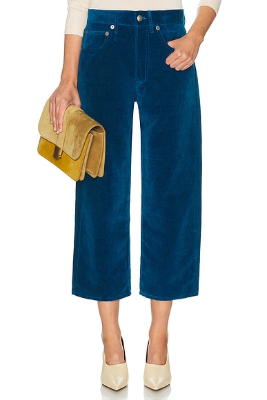 R13 X-BF Straight Leg Pant in Deep Blue - Blue. 25 also , 28