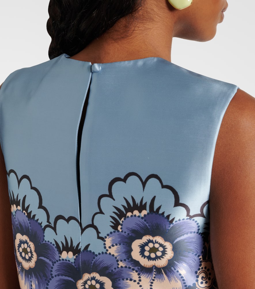 Alémais Floral satin minidress