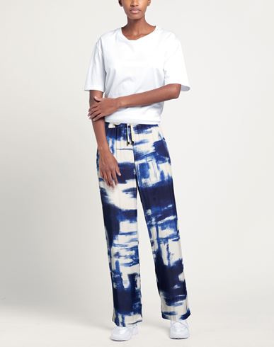 Woman Pants Blue Size 12 Viscose