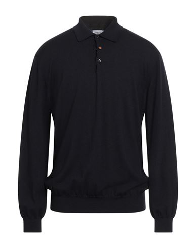 Heritage Man Sweater Navy Size 46 Merino Wool