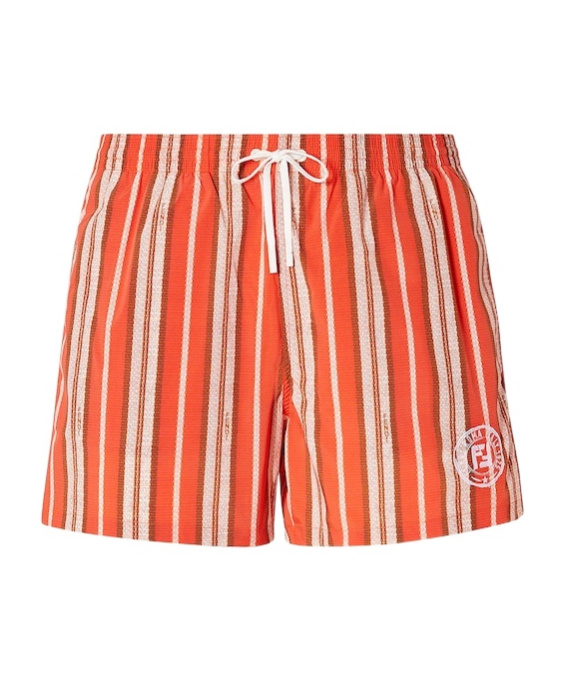 Multicolor stripe nylon boxers