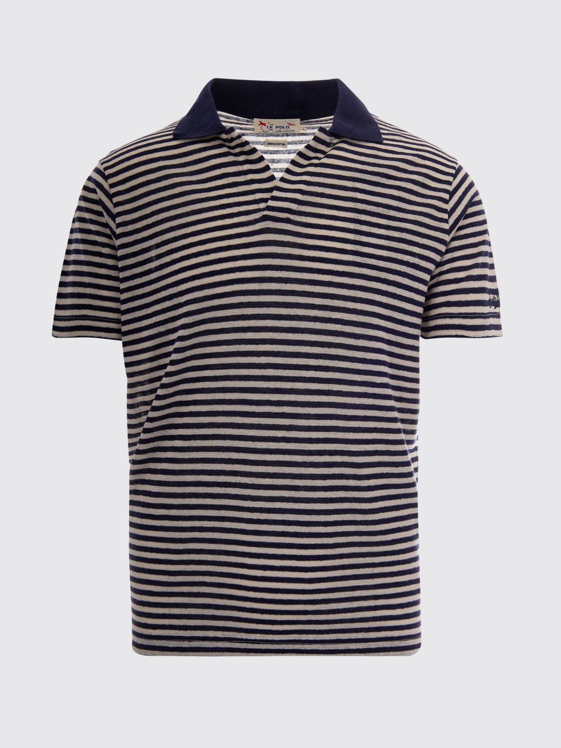 Polo Shirt Men color Grey