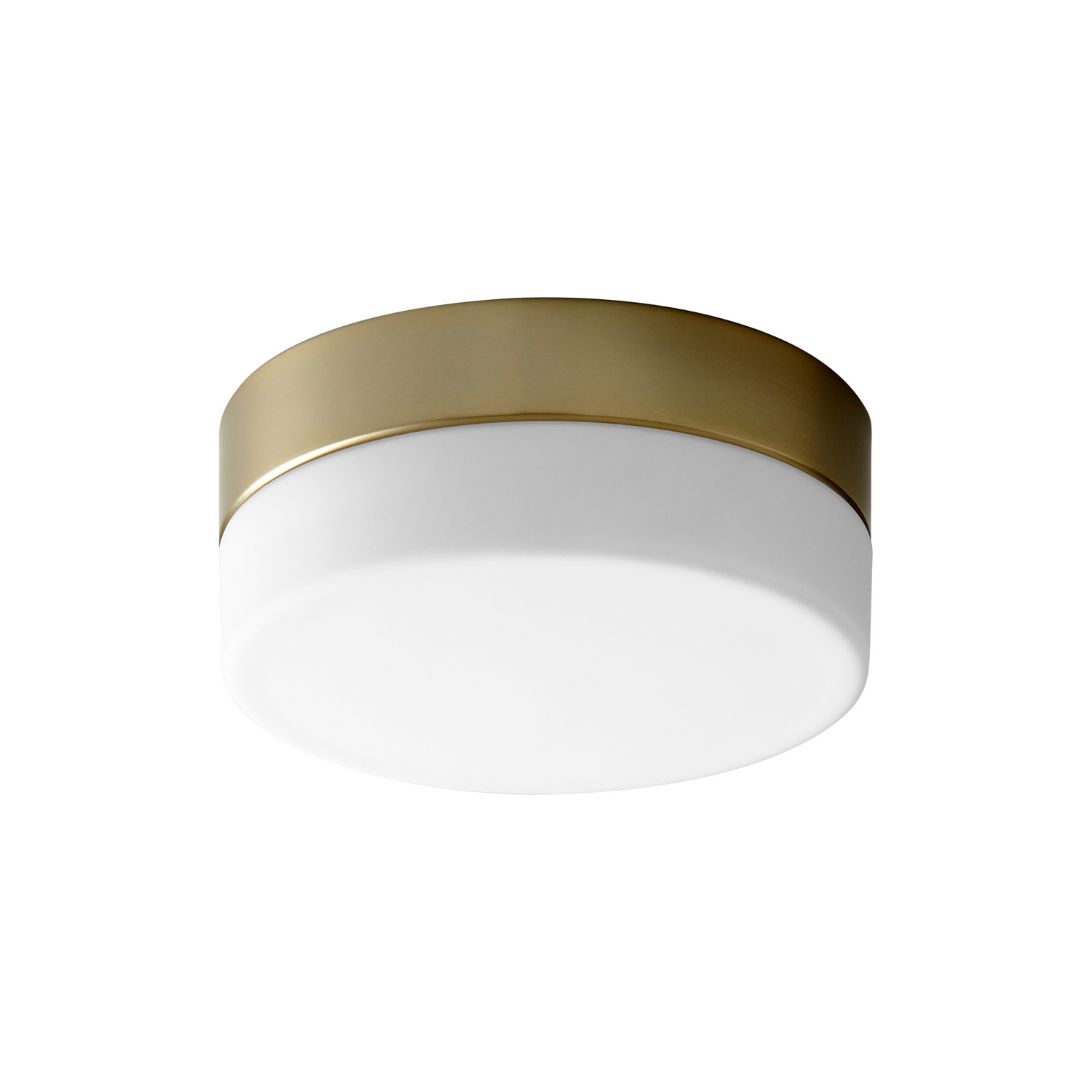 Aged Brass LED Ceiling Mount from the Zuri Collection