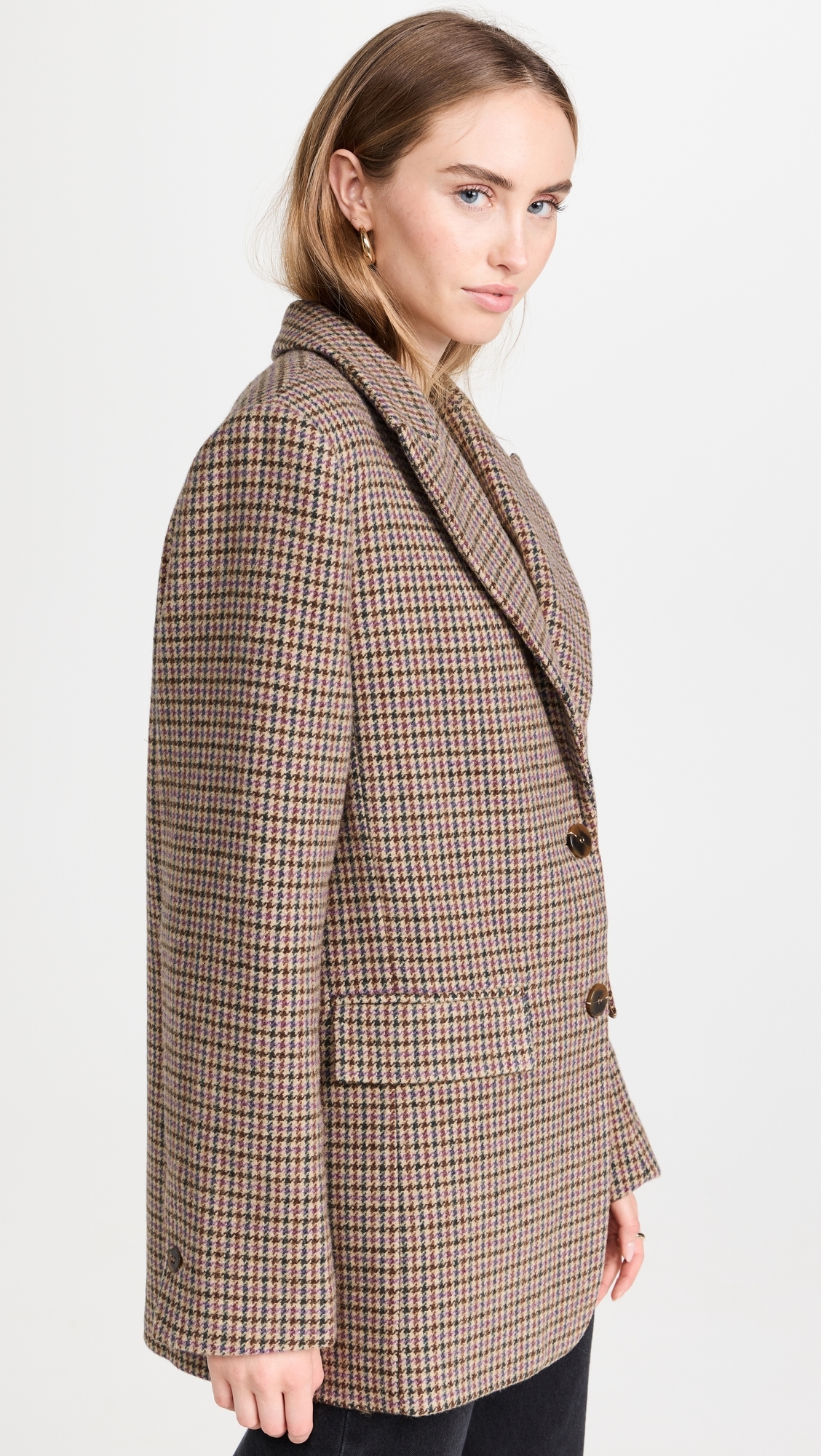 Pauline Blazer Brown Purple