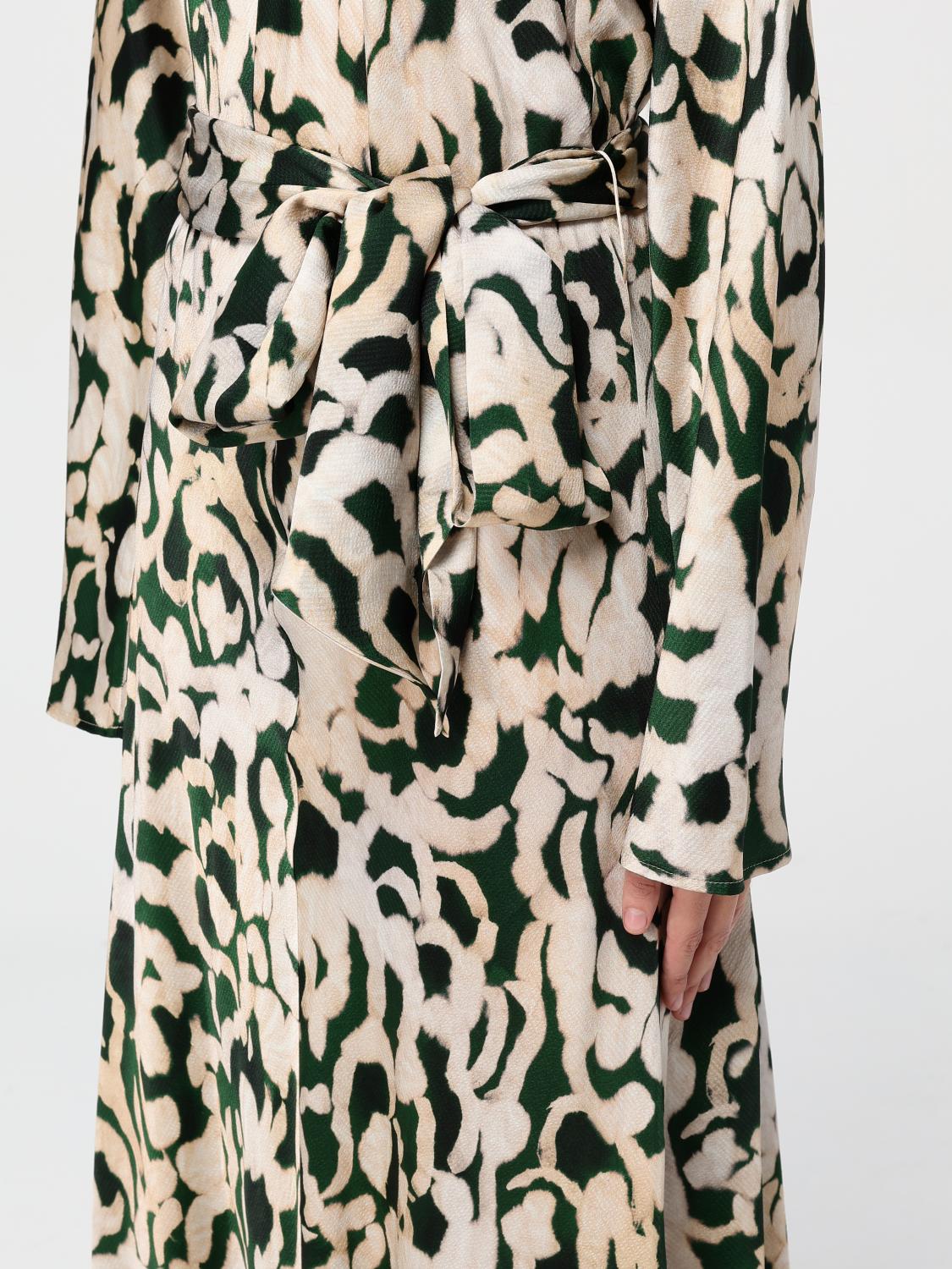 Abstract-print maxi dress - Green