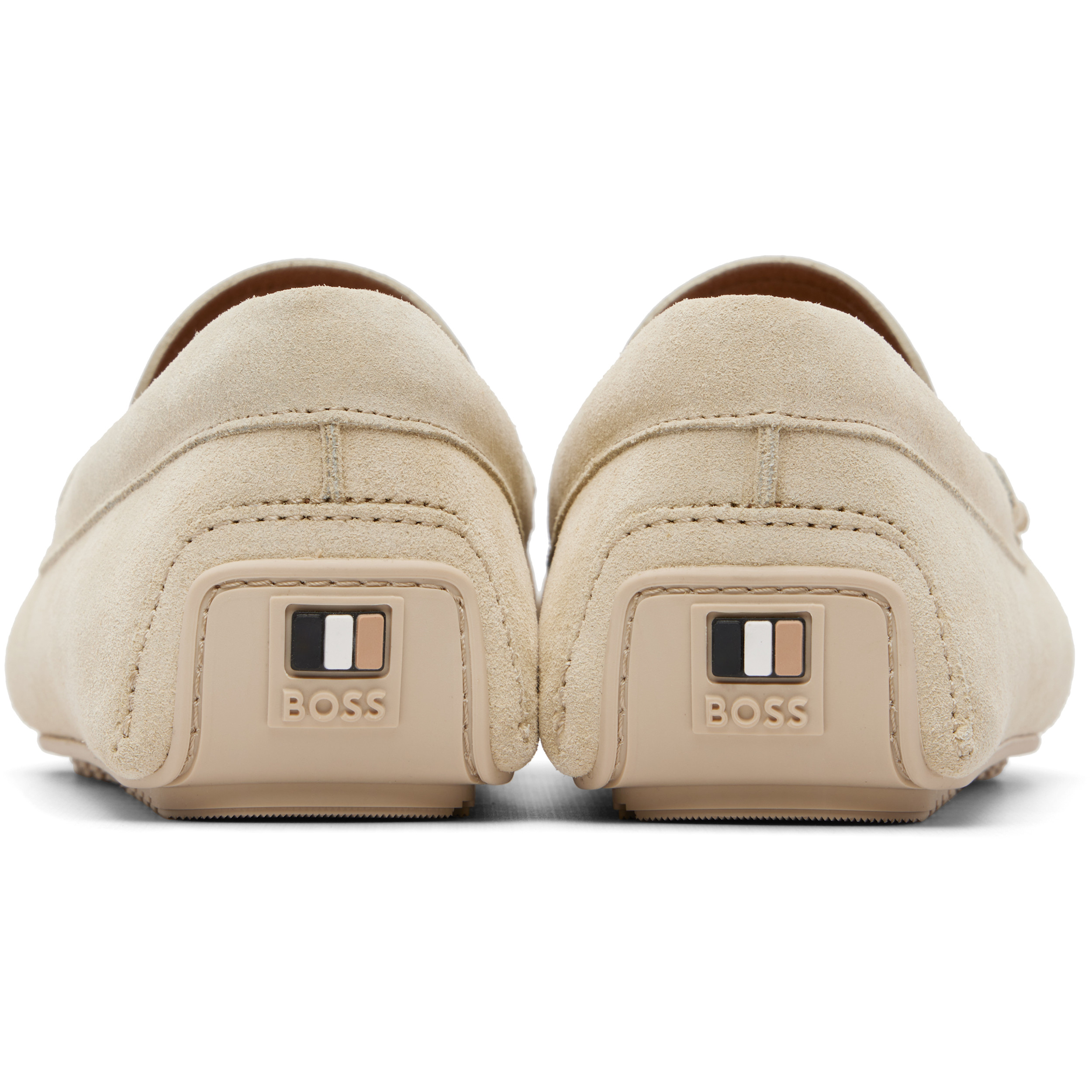 Off-White Penny-Trim Suede Loafers