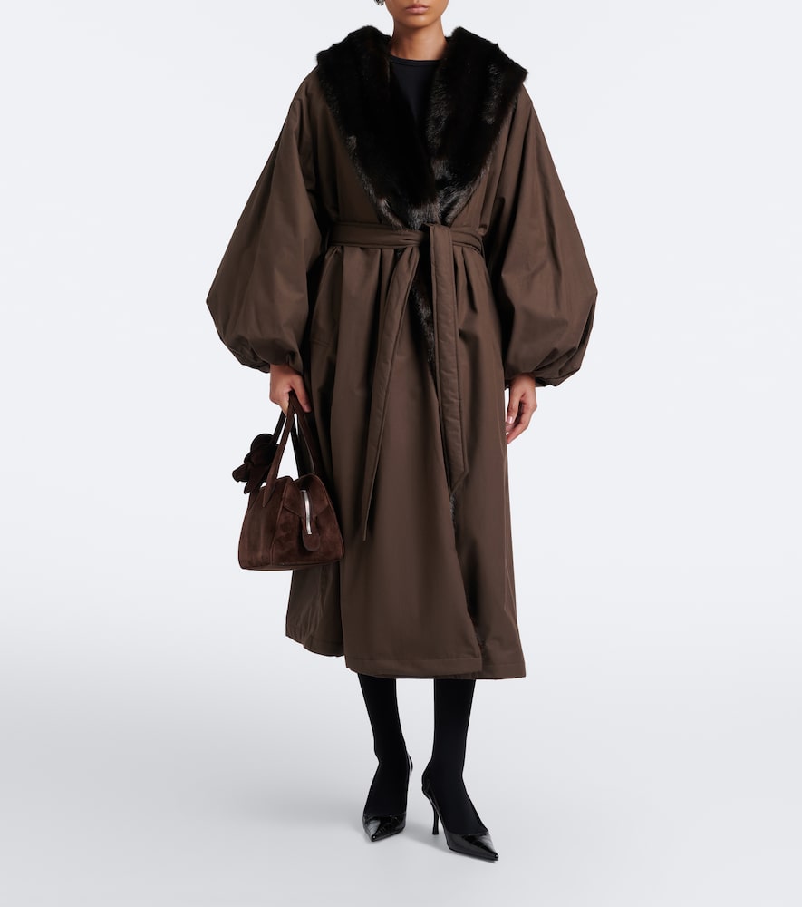 Cotton wrap coat