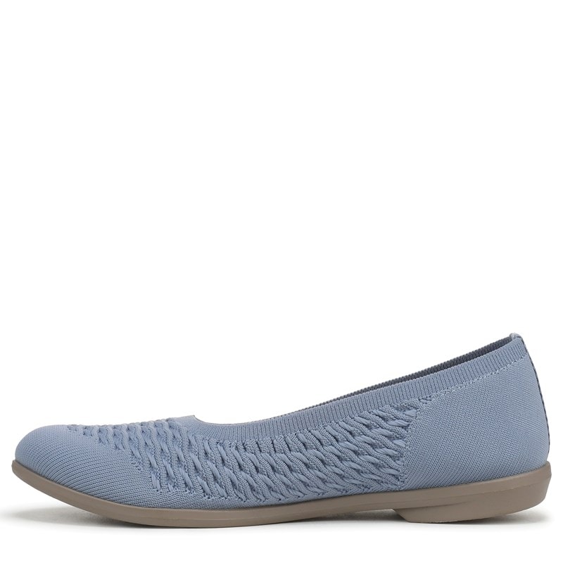 Women's Khloe Flat Shoes (Stonewash Blue Knit Fabric)