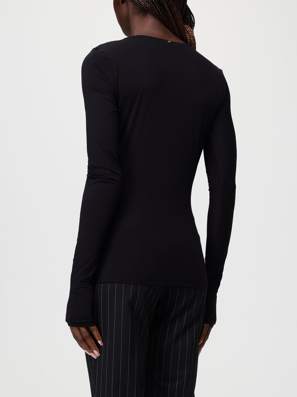 Top Woman color Black