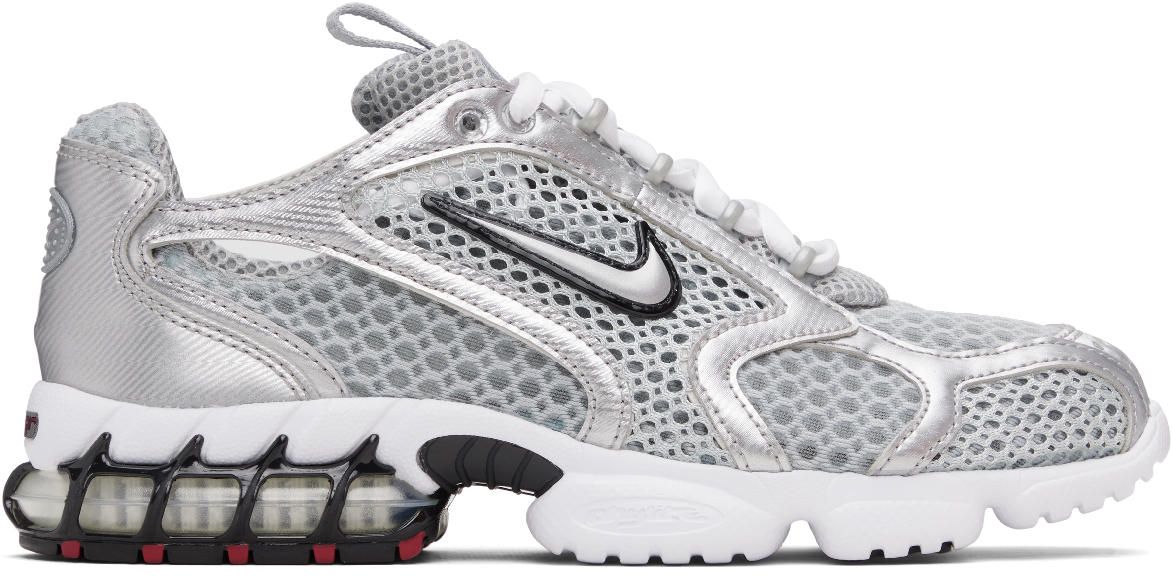 Silver Air Zoom Spiridon Cage 2 Sneakers