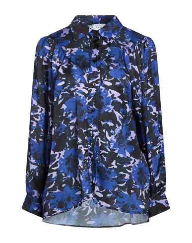 Woman Shirt Blue Size 4 Polyester
