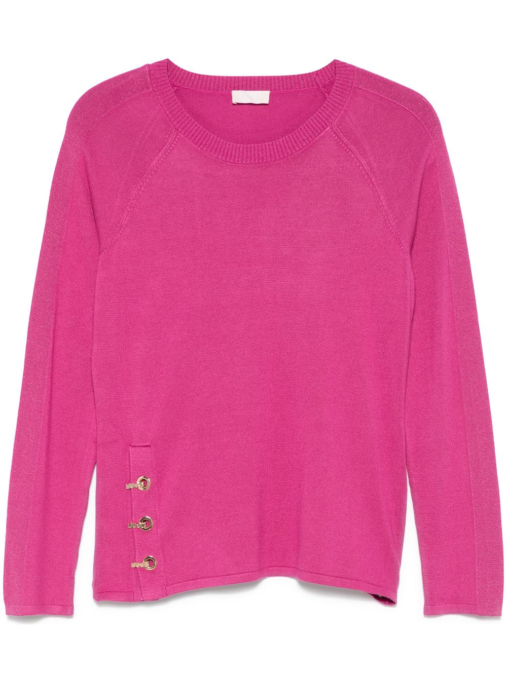 Fine-knit sweater - White