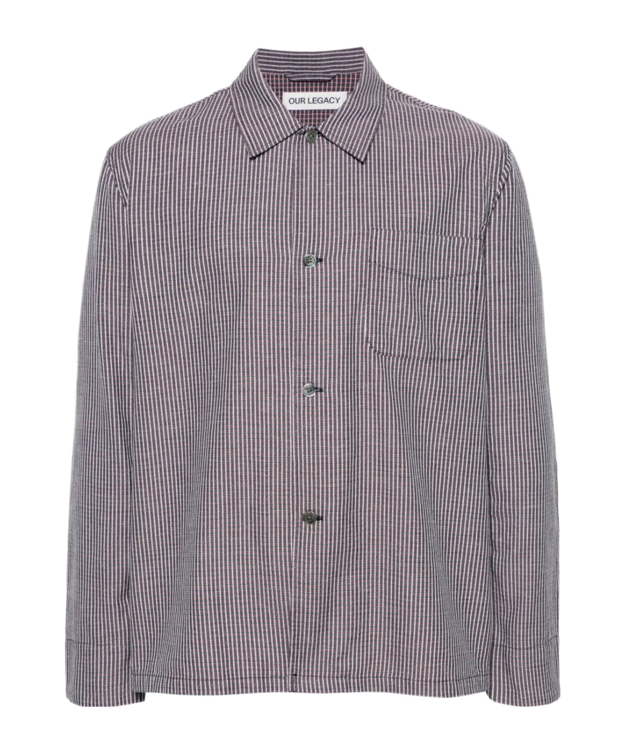 Box checked shirt