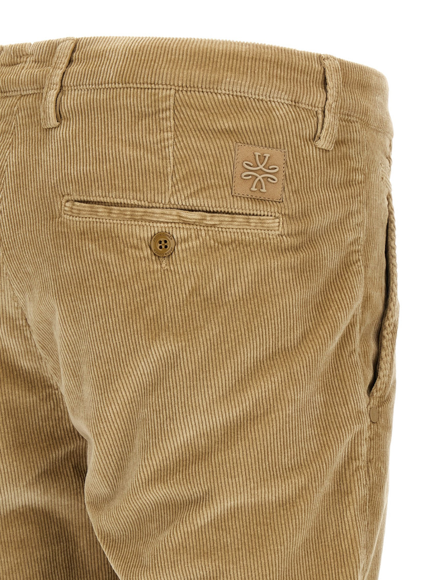 Jacob Cohen - bobby corduroy pants belt loops side pocket
