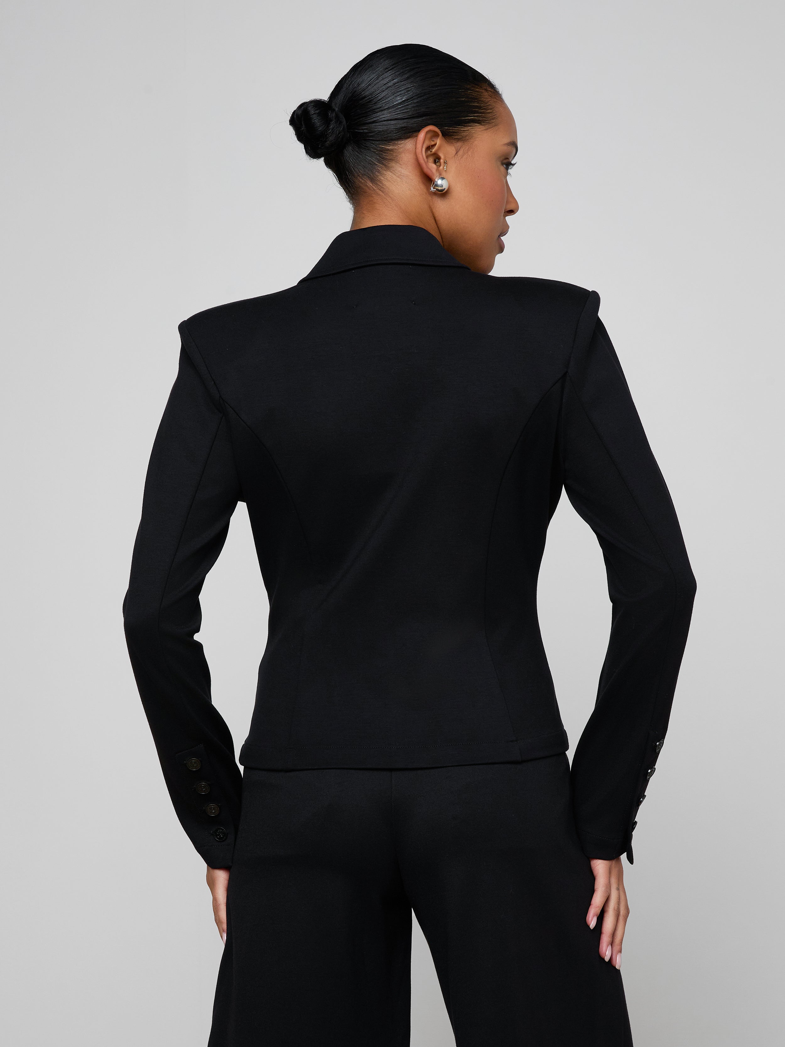 Emerson Ponte Blazer In Black