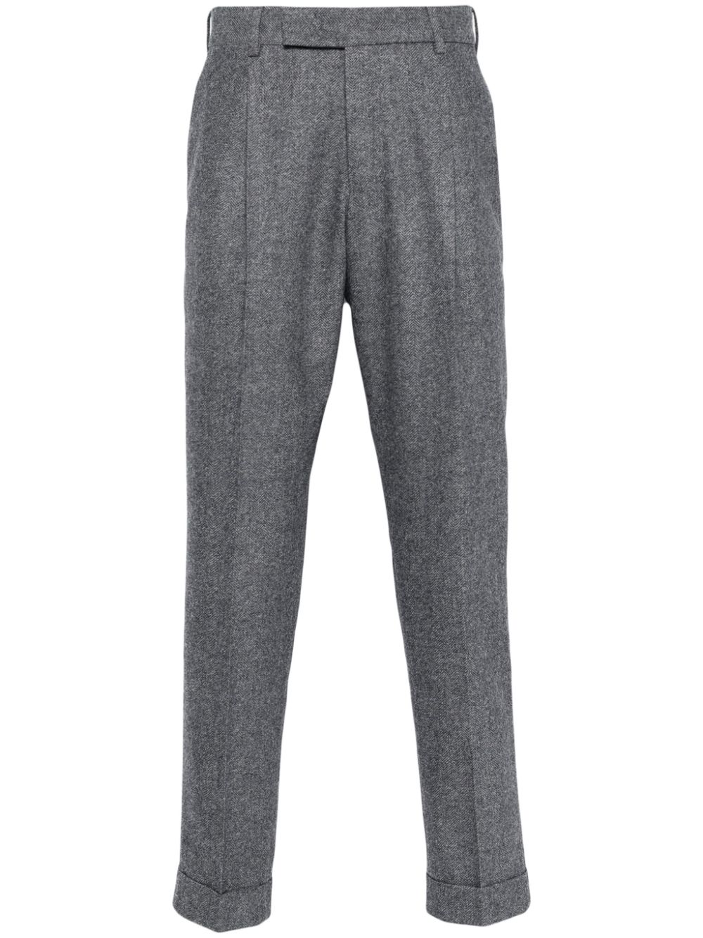 Pinstriped trousers - Brown