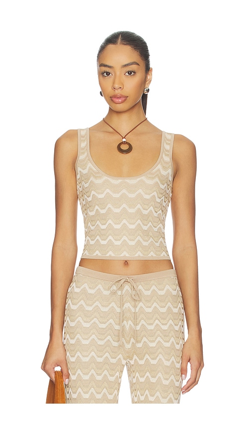 DEVON WINDSOR x REVOLVE Felina Top in Tan. - M also in L, S