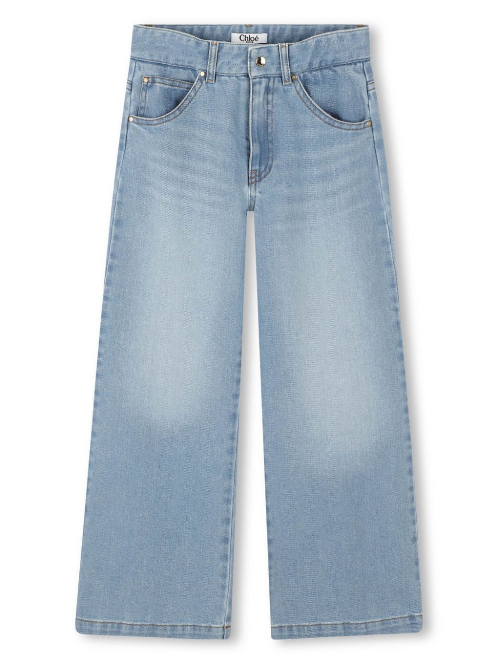 Logo-patch jeans - Blue