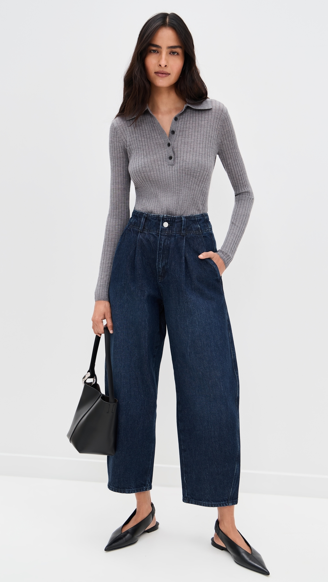 A. L.C. Alex Top Medium Heather Grey